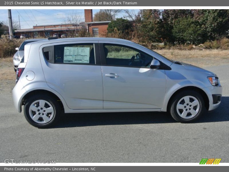 Silver Ice Metallic / Jet Black/Dark Titanium 2015 Chevrolet Sonic LS Hatchback