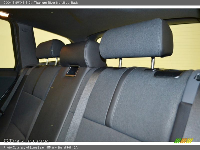 Titanium Silver Metallic / Black 2004 BMW X3 3.0i