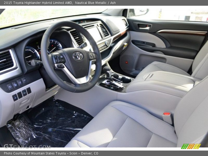  2015 Highlander Hybrid Limited AWD Ash Interior