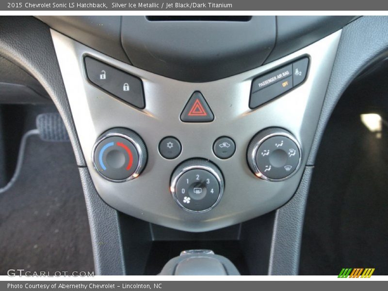 Silver Ice Metallic / Jet Black/Dark Titanium 2015 Chevrolet Sonic LS Hatchback