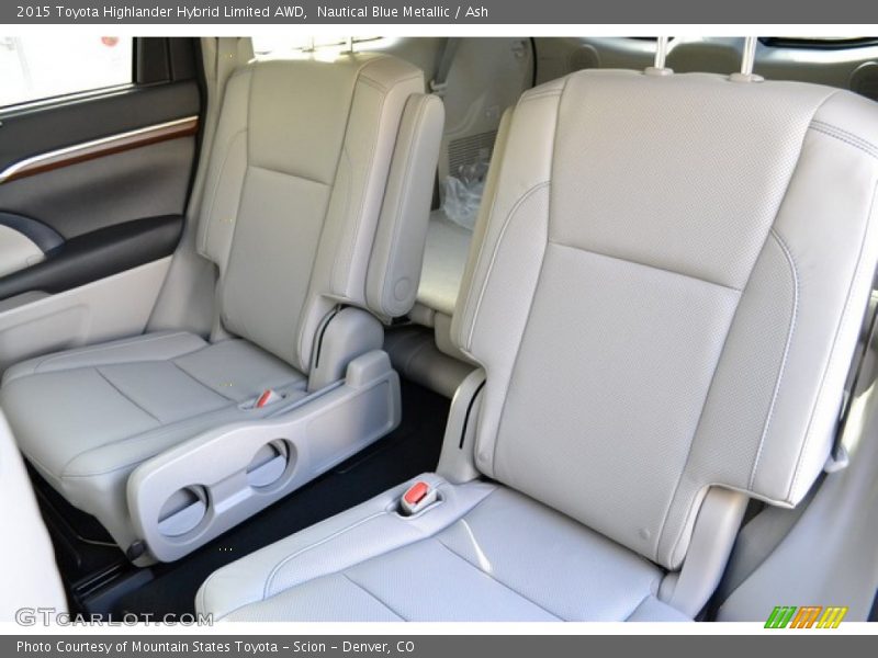 Rear Seat of 2015 Highlander Hybrid Limited AWD