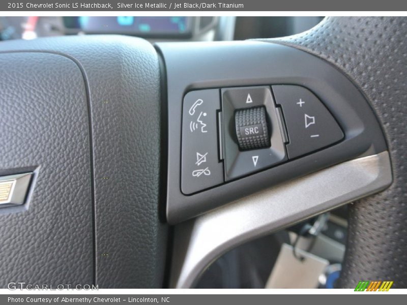 Silver Ice Metallic / Jet Black/Dark Titanium 2015 Chevrolet Sonic LS Hatchback