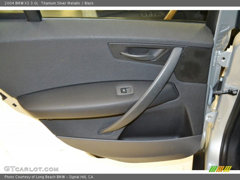 Titanium Silver Metallic / Black 2004 BMW X3 3.0i