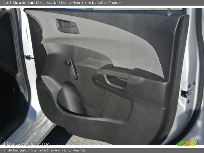 Silver Ice Metallic / Jet Black/Dark Titanium 2015 Chevrolet Sonic LS Hatchback
