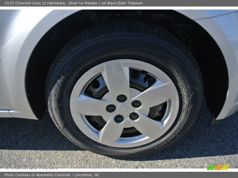 Silver Ice Metallic / Jet Black/Dark Titanium 2015 Chevrolet Sonic LS Hatchback