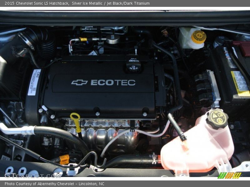 Silver Ice Metallic / Jet Black/Dark Titanium 2015 Chevrolet Sonic LS Hatchback