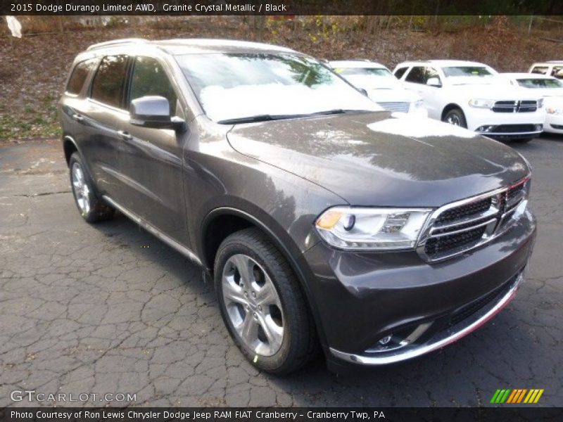Granite Crystal Metallic / Black 2015 Dodge Durango Limited AWD
