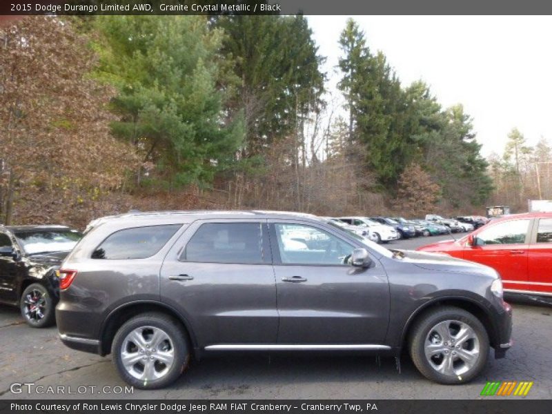 Granite Crystal Metallic / Black 2015 Dodge Durango Limited AWD