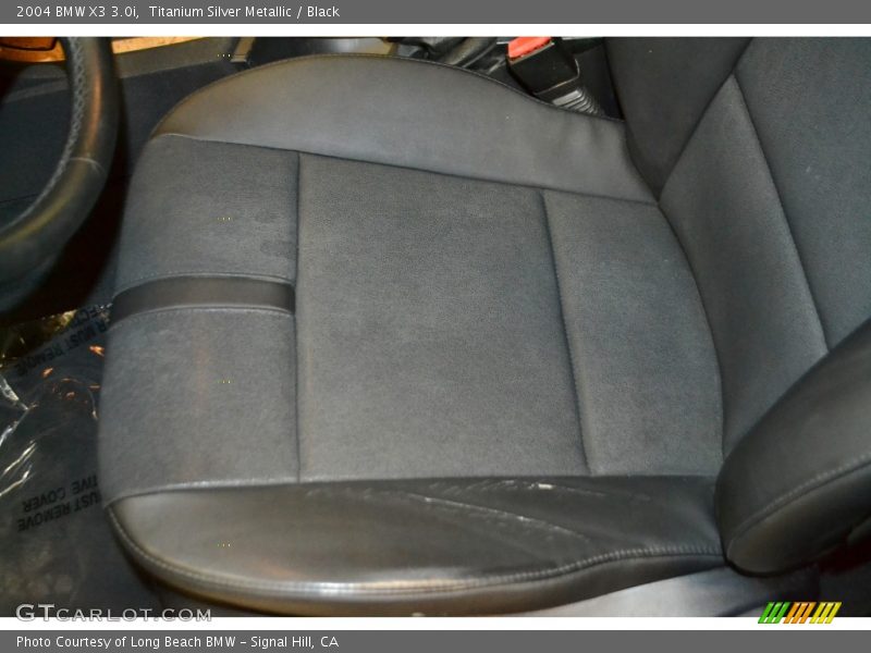 Titanium Silver Metallic / Black 2004 BMW X3 3.0i