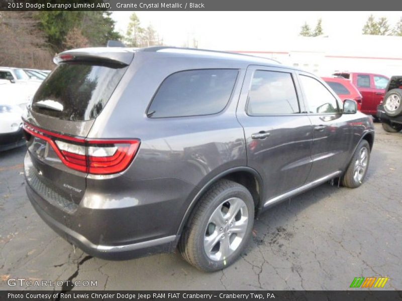 Granite Crystal Metallic / Black 2015 Dodge Durango Limited AWD