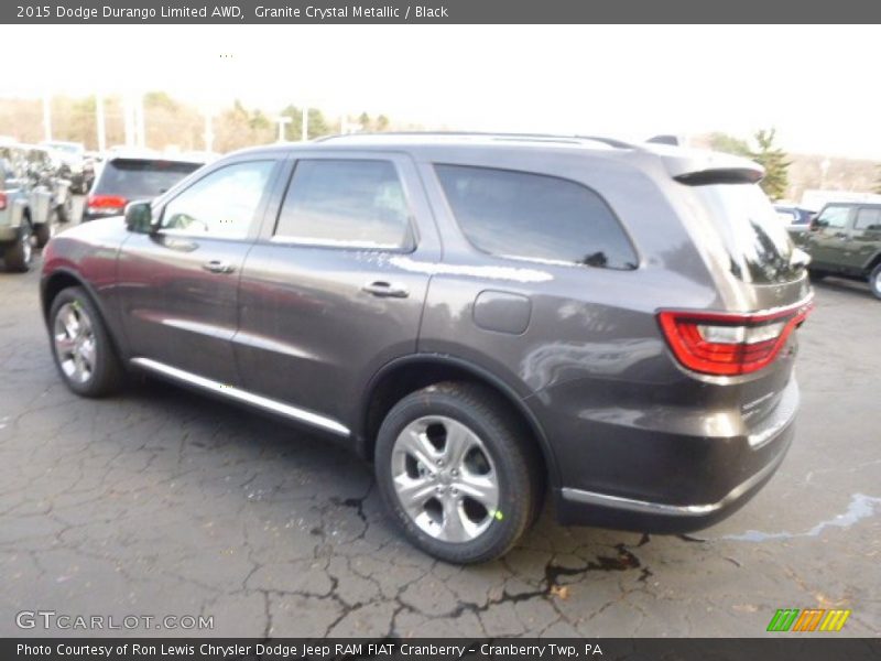 Granite Crystal Metallic / Black 2015 Dodge Durango Limited AWD