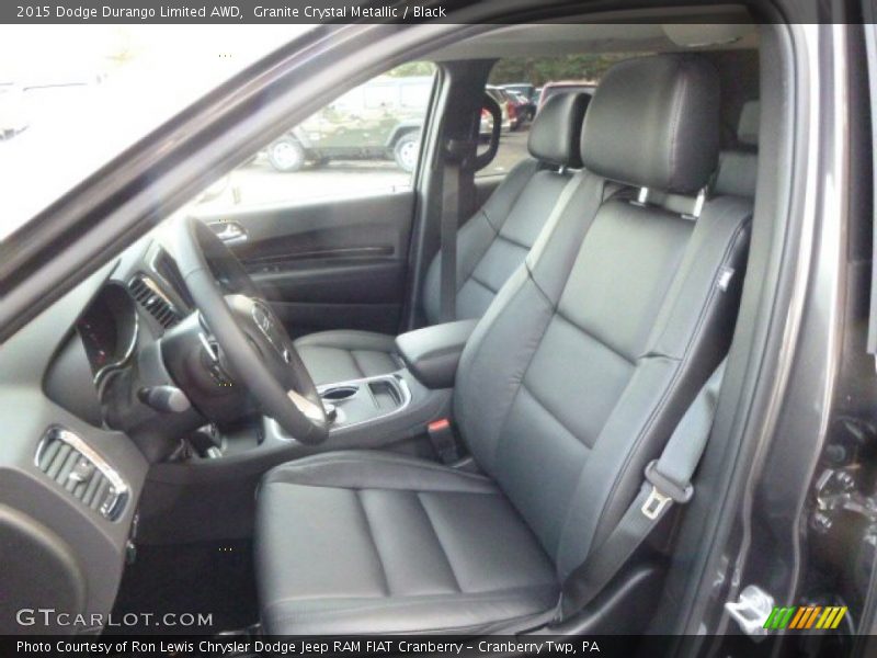 Granite Crystal Metallic / Black 2015 Dodge Durango Limited AWD