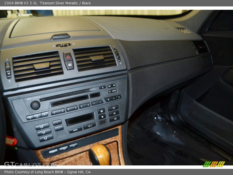 Titanium Silver Metallic / Black 2004 BMW X3 3.0i