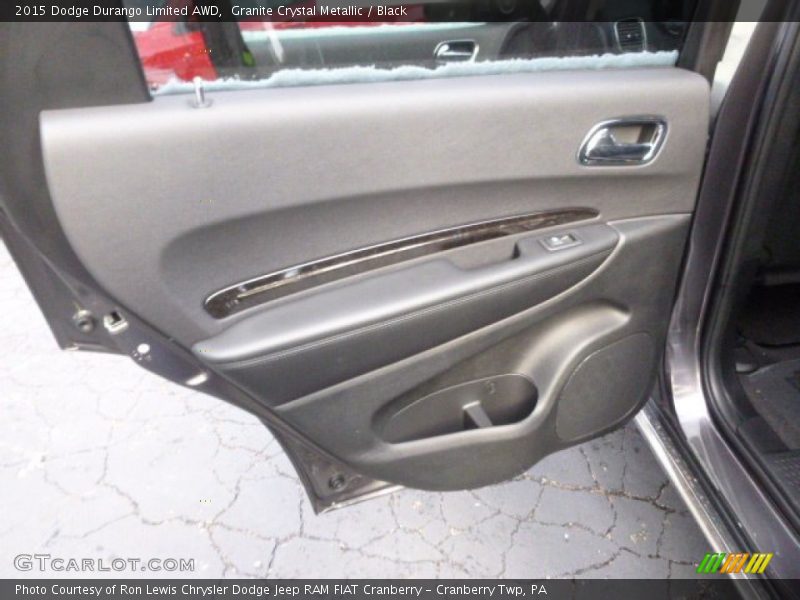 Granite Crystal Metallic / Black 2015 Dodge Durango Limited AWD
