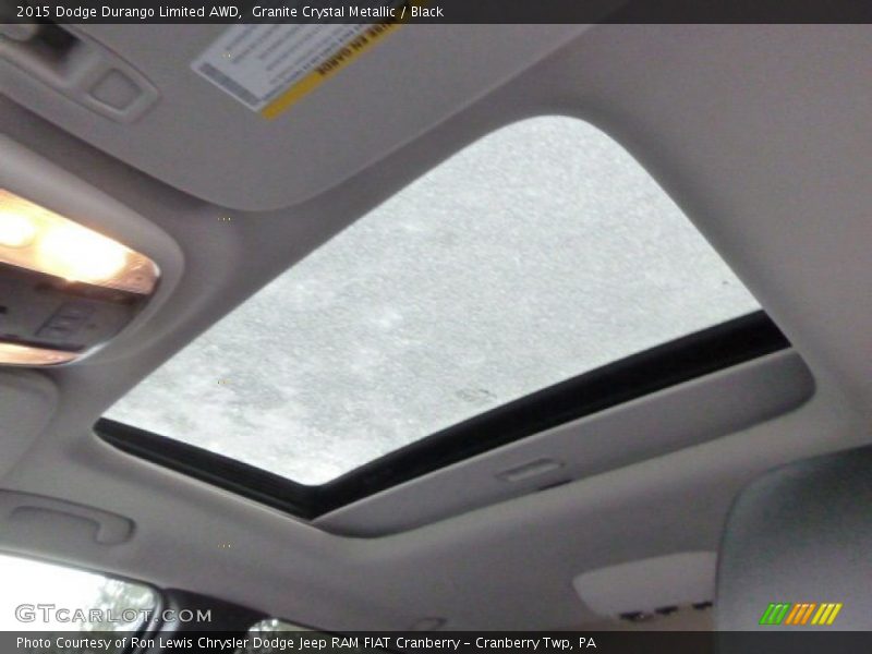 Granite Crystal Metallic / Black 2015 Dodge Durango Limited AWD