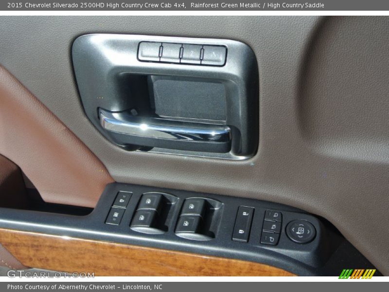 Rainforest Green Metallic / High Country Saddle 2015 Chevrolet Silverado 2500HD High Country Crew Cab 4x4