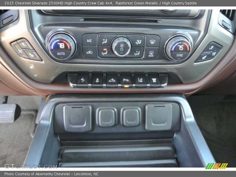 Rainforest Green Metallic / High Country Saddle 2015 Chevrolet Silverado 2500HD High Country Crew Cab 4x4