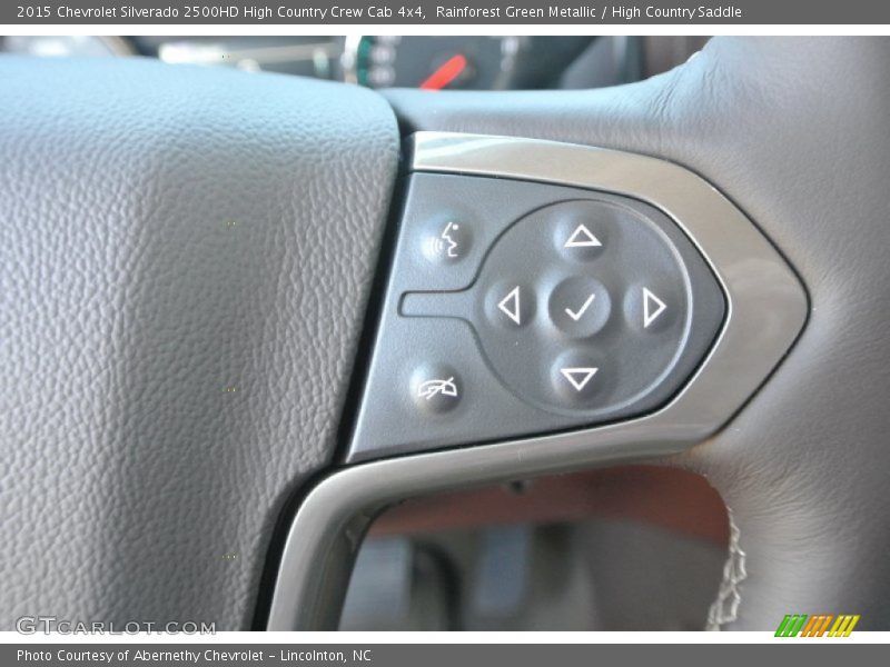 Rainforest Green Metallic / High Country Saddle 2015 Chevrolet Silverado 2500HD High Country Crew Cab 4x4