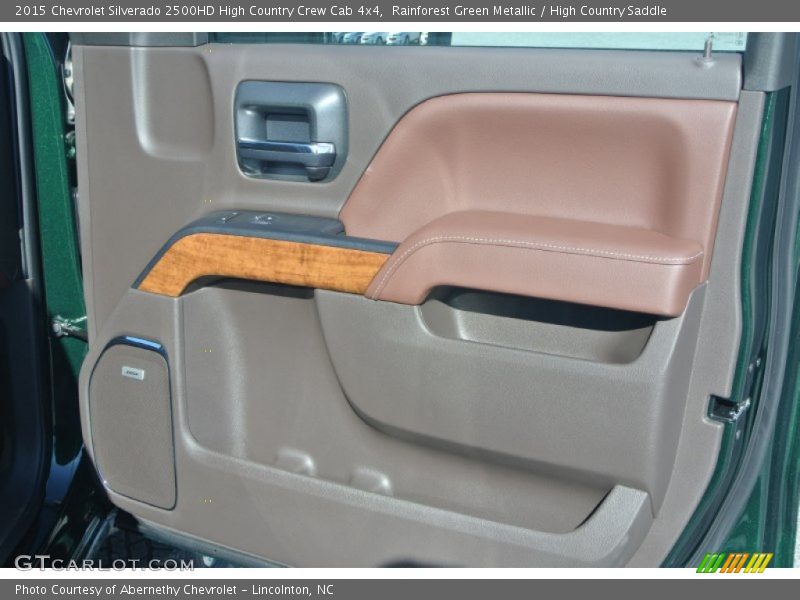 Rainforest Green Metallic / High Country Saddle 2015 Chevrolet Silverado 2500HD High Country Crew Cab 4x4