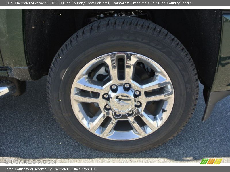 Rainforest Green Metallic / High Country Saddle 2015 Chevrolet Silverado 2500HD High Country Crew Cab 4x4