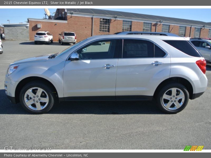 Silver Ice Metallic / Jet Black 2015 Chevrolet Equinox LTZ