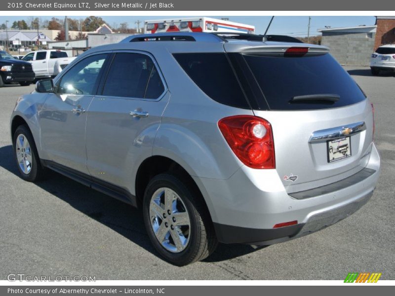 Silver Ice Metallic / Jet Black 2015 Chevrolet Equinox LTZ