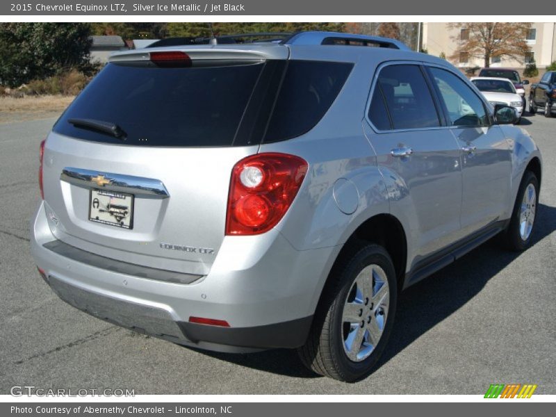 Silver Ice Metallic / Jet Black 2015 Chevrolet Equinox LTZ