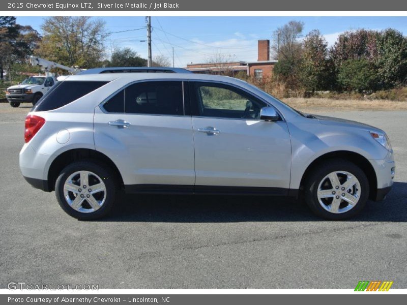 Silver Ice Metallic / Jet Black 2015 Chevrolet Equinox LTZ