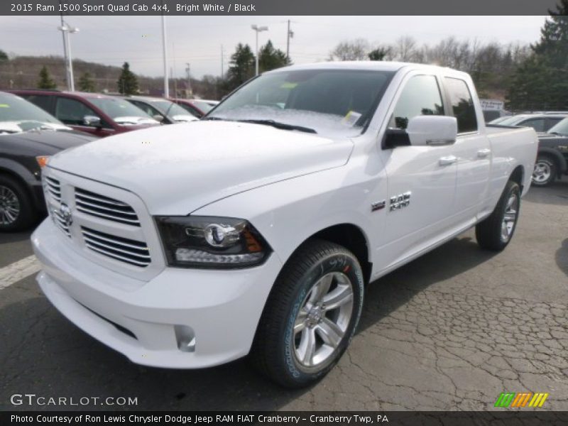 Front 3/4 View of 2015 1500 Sport Quad Cab 4x4