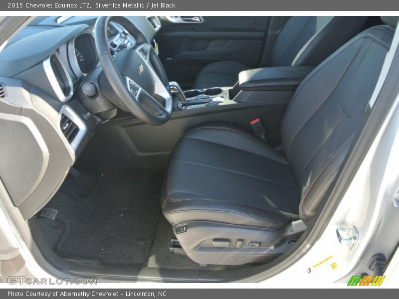 Silver Ice Metallic / Jet Black 2015 Chevrolet Equinox LTZ