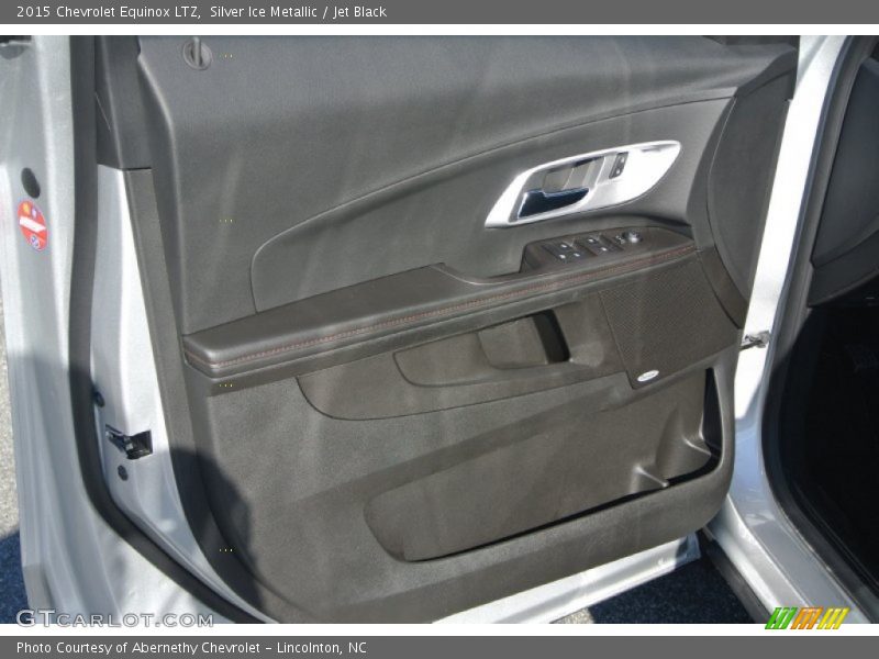 Silver Ice Metallic / Jet Black 2015 Chevrolet Equinox LTZ