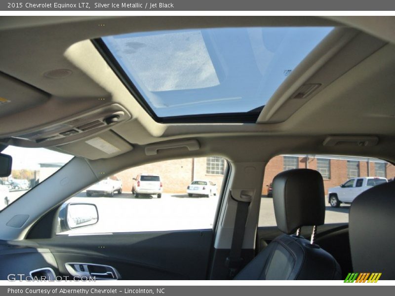 Silver Ice Metallic / Jet Black 2015 Chevrolet Equinox LTZ