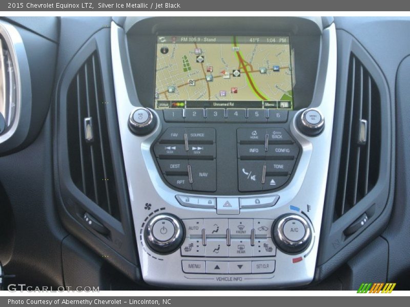 Silver Ice Metallic / Jet Black 2015 Chevrolet Equinox LTZ