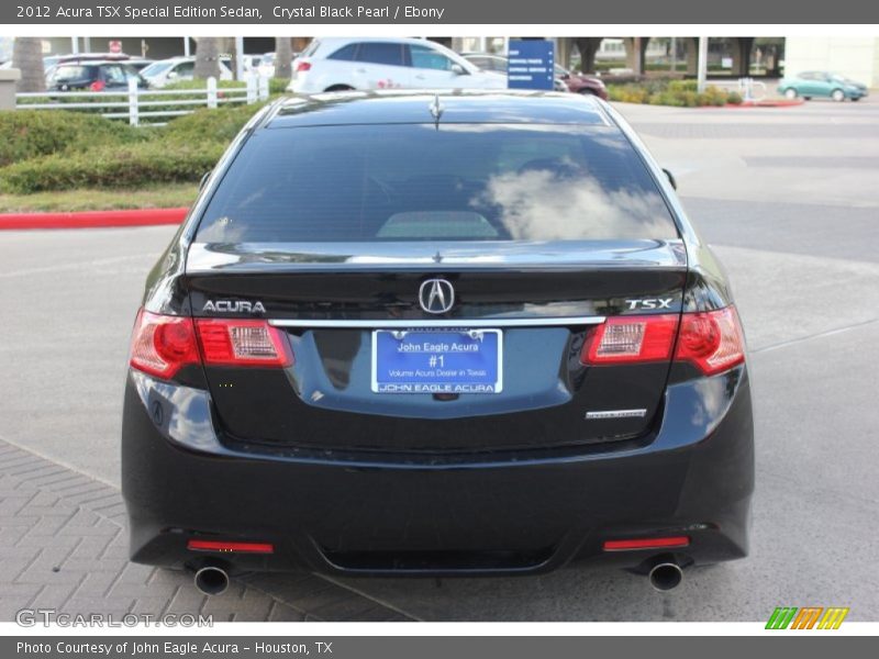 Crystal Black Pearl / Ebony 2012 Acura TSX Special Edition Sedan