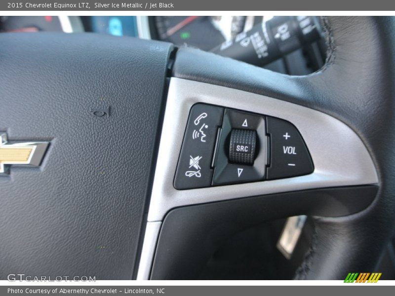 Silver Ice Metallic / Jet Black 2015 Chevrolet Equinox LTZ