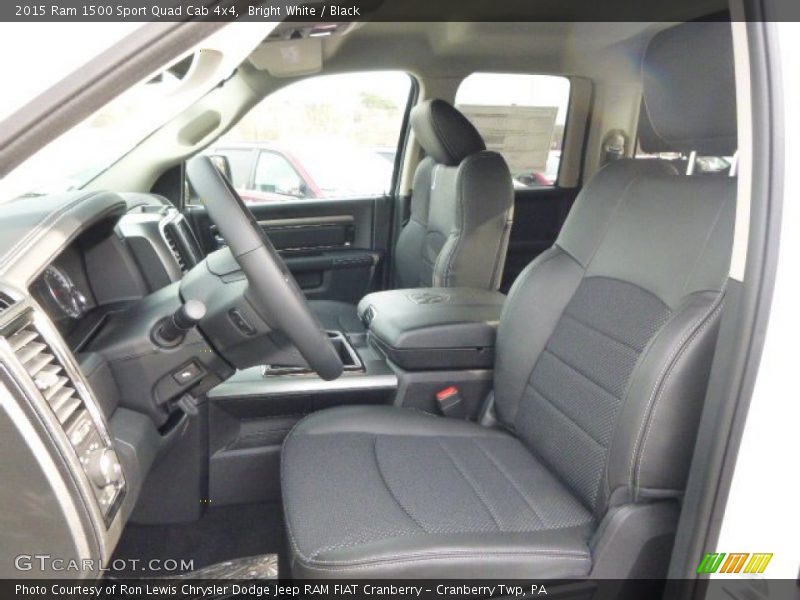 Front Seat of 2015 1500 Sport Quad Cab 4x4