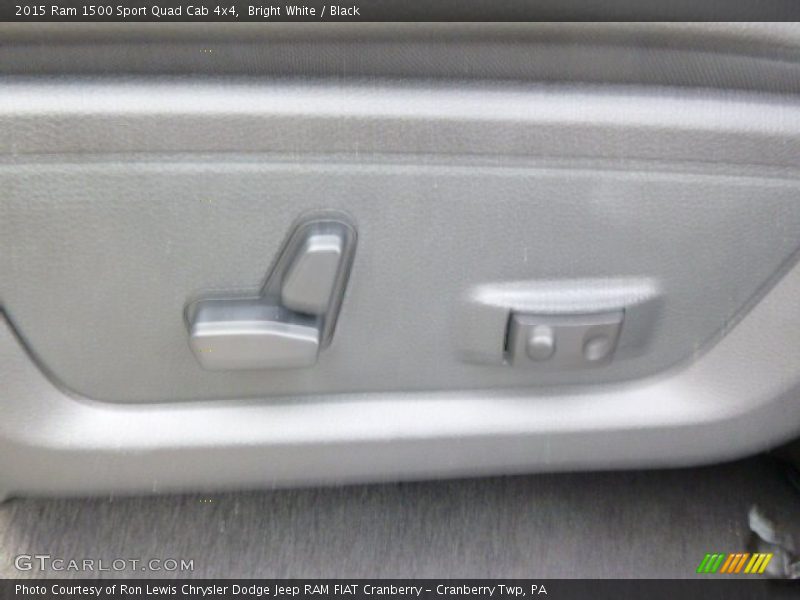 Bright White / Black 2015 Ram 1500 Sport Quad Cab 4x4