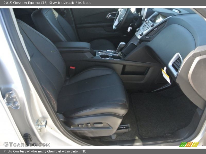 Silver Ice Metallic / Jet Black 2015 Chevrolet Equinox LTZ