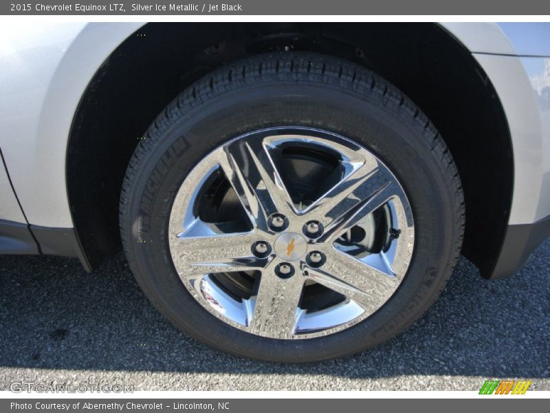 Silver Ice Metallic / Jet Black 2015 Chevrolet Equinox LTZ