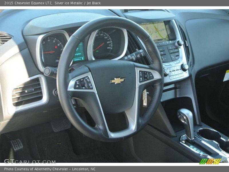 Silver Ice Metallic / Jet Black 2015 Chevrolet Equinox LTZ