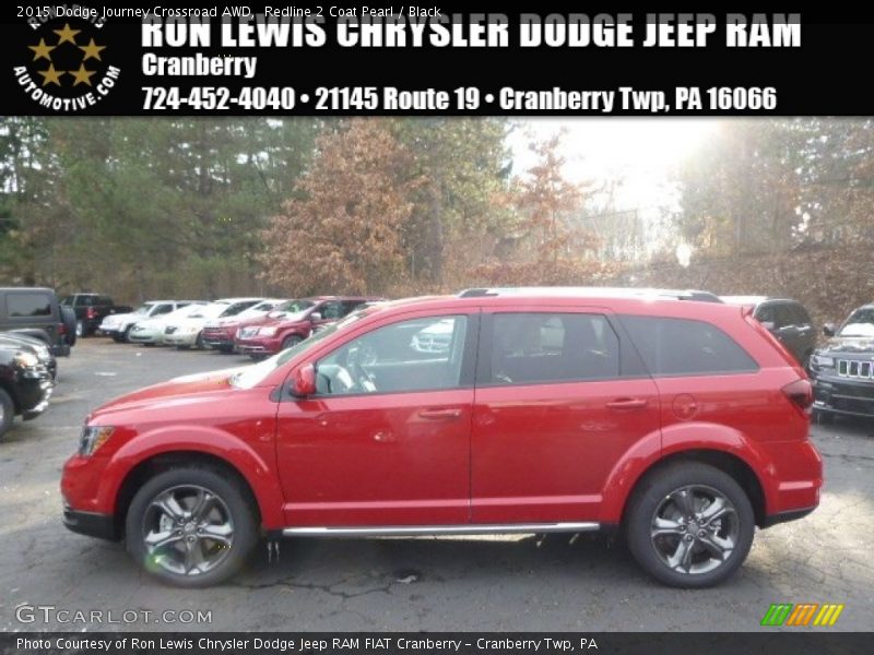 Redline 2 Coat Pearl / Black 2015 Dodge Journey Crossroad AWD