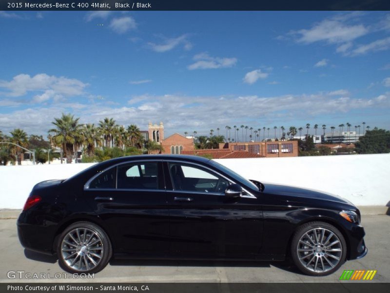 Black / Black 2015 Mercedes-Benz C 400 4Matic