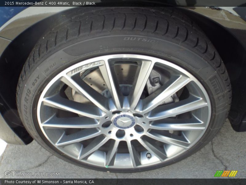 Black / Black 2015 Mercedes-Benz C 400 4Matic