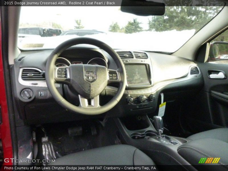 Redline 2 Coat Pearl / Black 2015 Dodge Journey Crossroad AWD