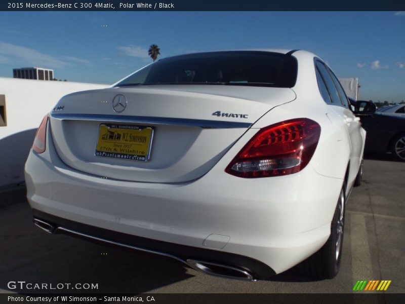 Polar White / Black 2015 Mercedes-Benz C 300 4Matic