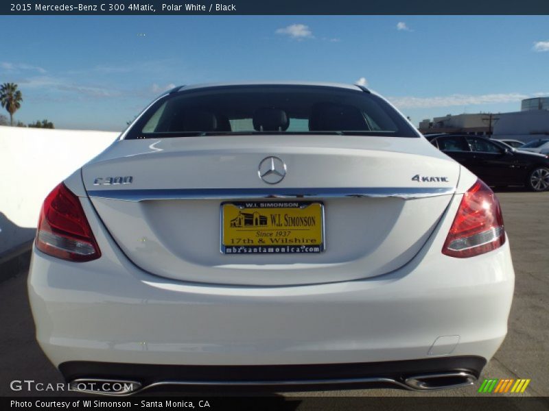 Polar White / Black 2015 Mercedes-Benz C 300 4Matic