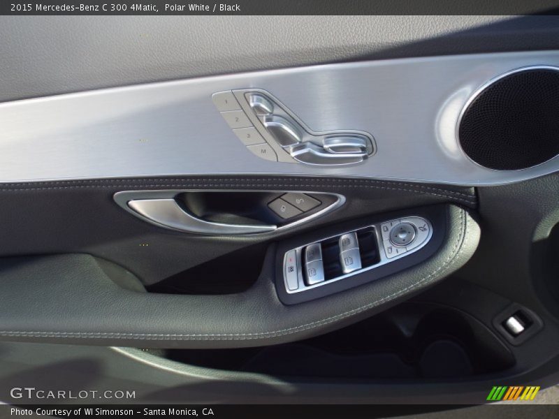 Polar White / Black 2015 Mercedes-Benz C 300 4Matic
