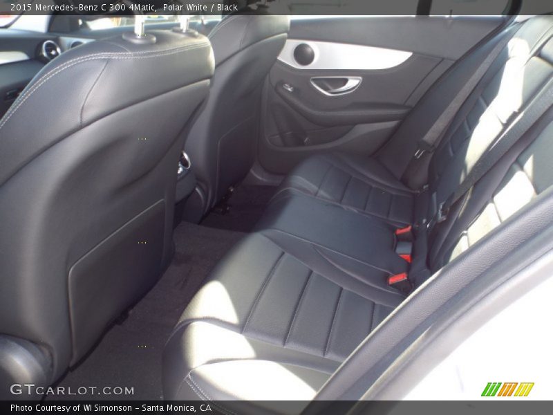 Polar White / Black 2015 Mercedes-Benz C 300 4Matic