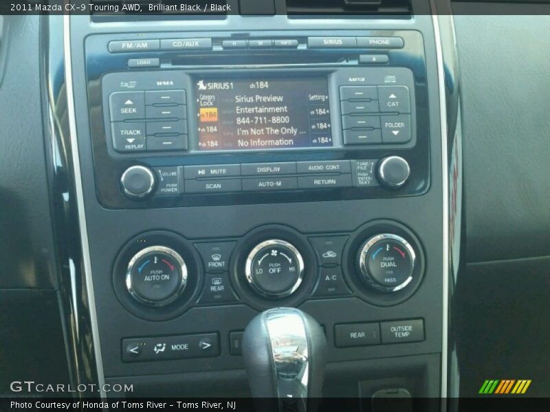 Brilliant Black / Black 2011 Mazda CX-9 Touring AWD