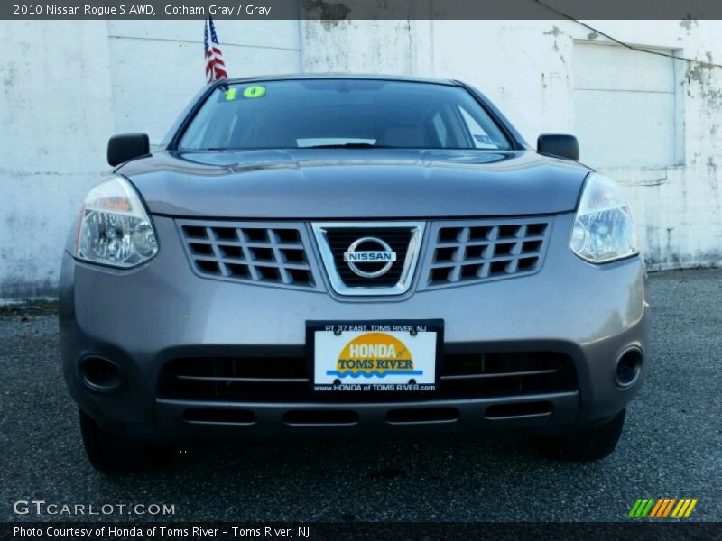 Gotham Gray / Gray 2010 Nissan Rogue S AWD